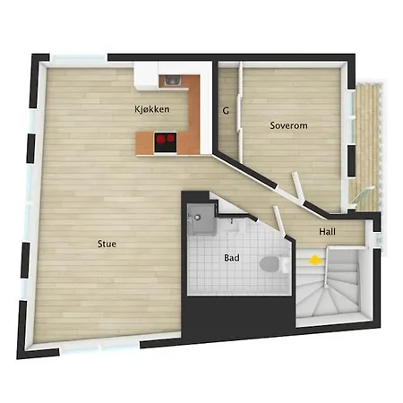 شقة Elegant Townhouse